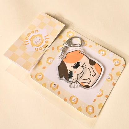 Aggrieved Cat Acrylic Keychain