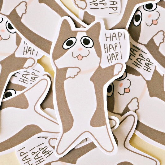happi cat meme sticker